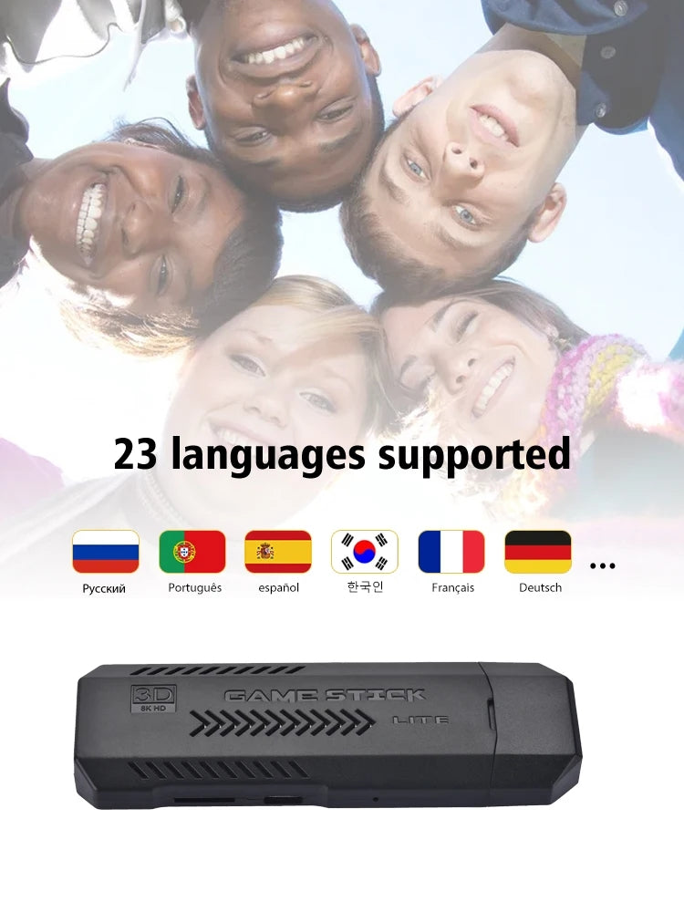 Retro 4K HDMI Game Stick – 30K+ Games with 2 Wireless Controllers Video Games & Consoles - Tophatter Daily Deals