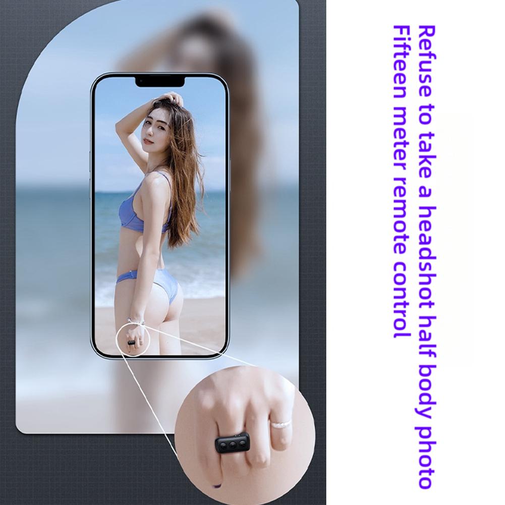 Bluetooth Page Turner & TikTok Scrolling Ring – Hands-Free Remote for Kindle, iPhone, Android – E-Reader Accessory, Selfie Shutter, Volume & Video Control Computer Accessories - Tophatter Daily Deals