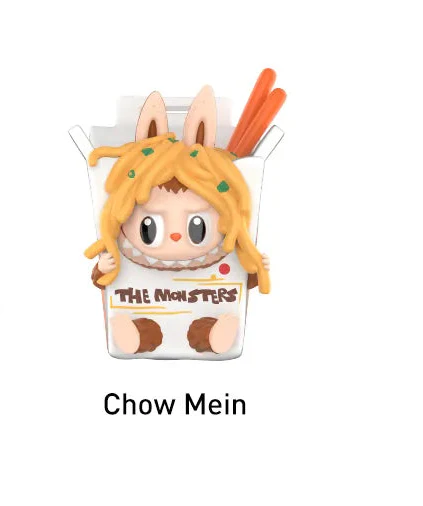 Genuine Pop Mart The Monsters Labubu Wacky Mart Series Blind Box Figure Chow Mein Food - Tophatter Daily Deals