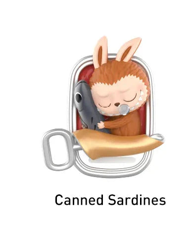 Genuine Pop Mart The Monsters Labubu Wacky Mart Series Blind Box Figure Canned Sardines Food - Tophatter Daily Deals