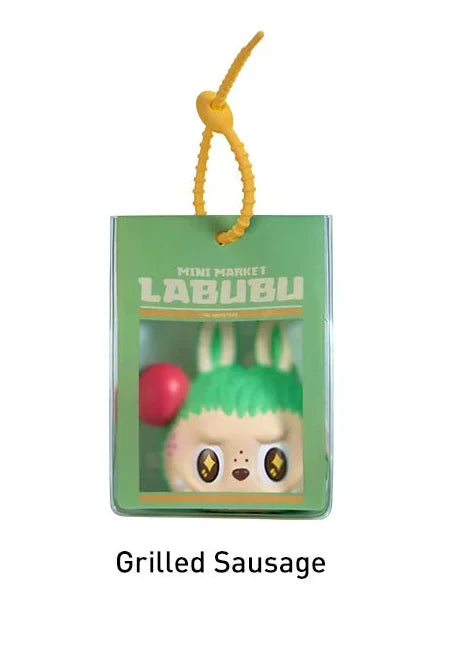 Genuine Pop Mart The Monsters Labubu Wacky Mart Series - Pinch Pendant Blind Box Grilled Sausage Food - Tophatter Daily Deals
