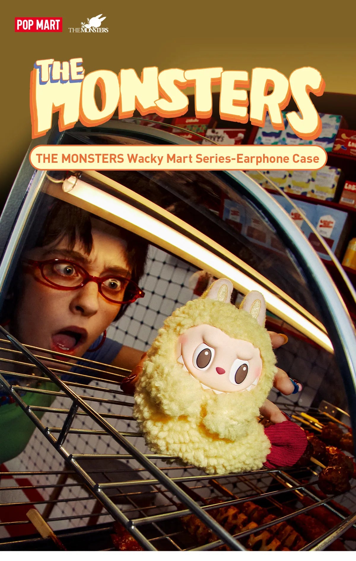 Genuine Pop Mart THE MONSTERS Labubu Wacky Mart Series - Earphone Case Food - Tophatter Daily Deals