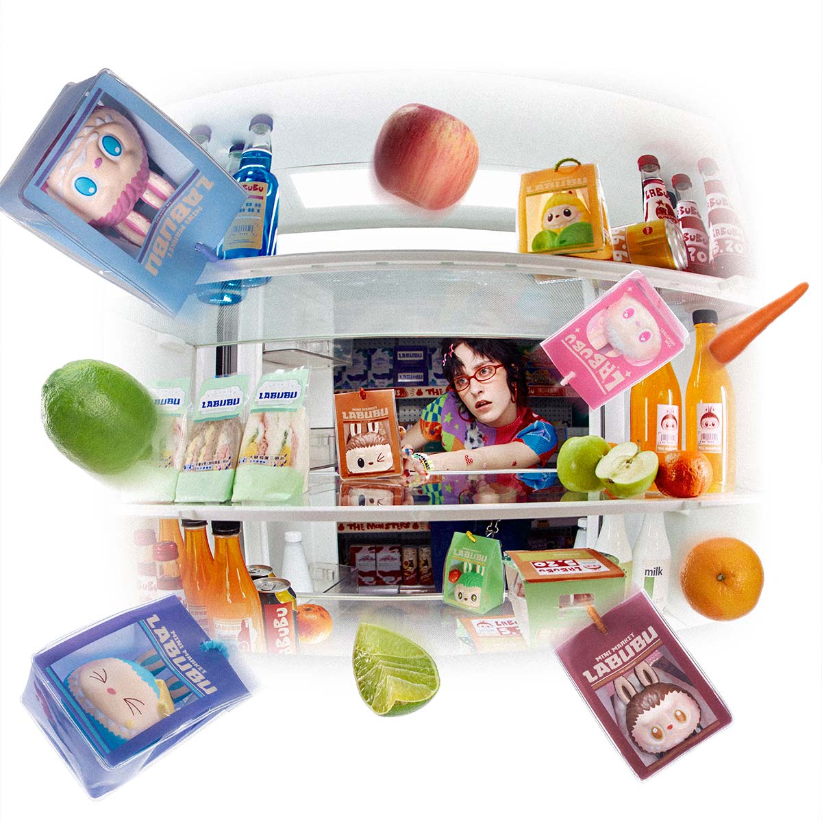 Genuine Pop Mart The Monsters Labubu Wacky Mart Series - Pinch Pendant Blind Box Food - Tophatter Daily Deals