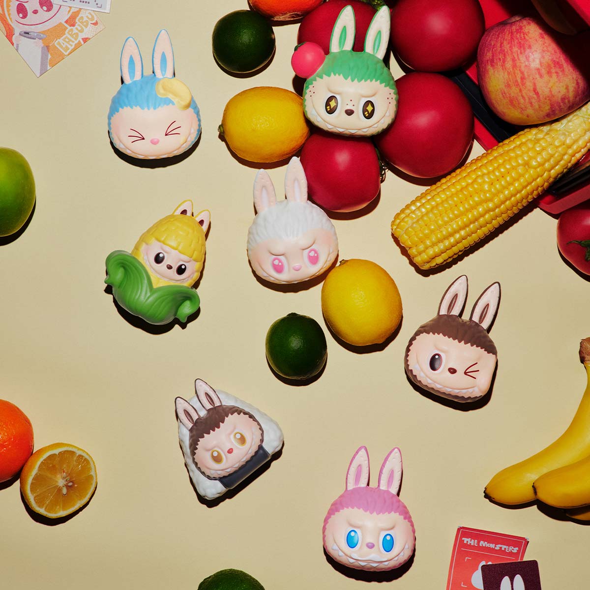 Genuine Pop Mart The Monsters Labubu Wacky Mart Series - Pinch Pendant Blind Box Food - Tophatter Daily Deals