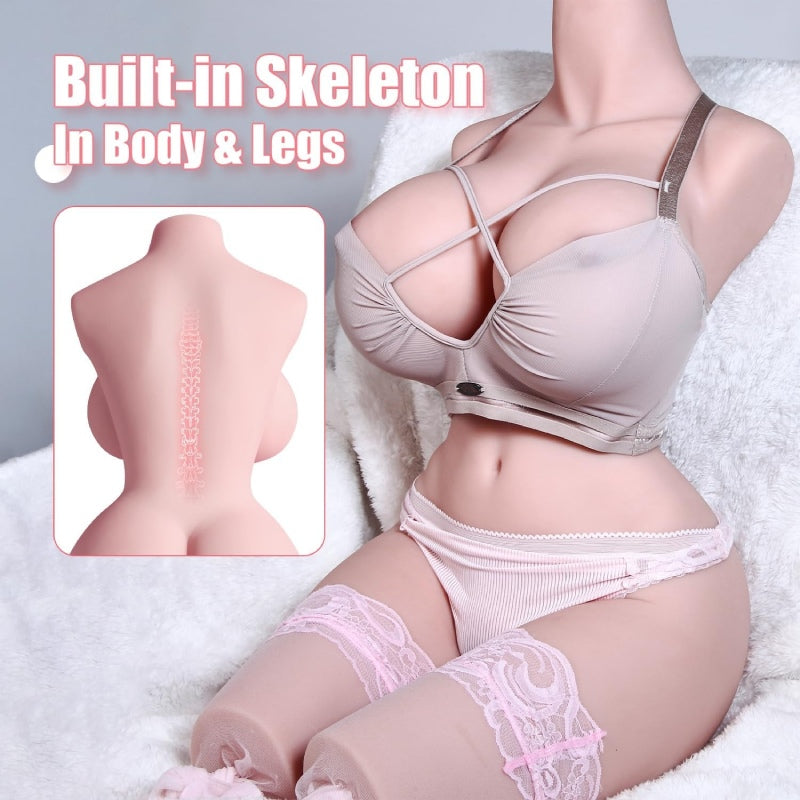 Acmejoy 37.03 lbs Huge Breasts Two-Channel Sexy Realistic Male Masturbator Masturbators - Tophatter Daily Deals
