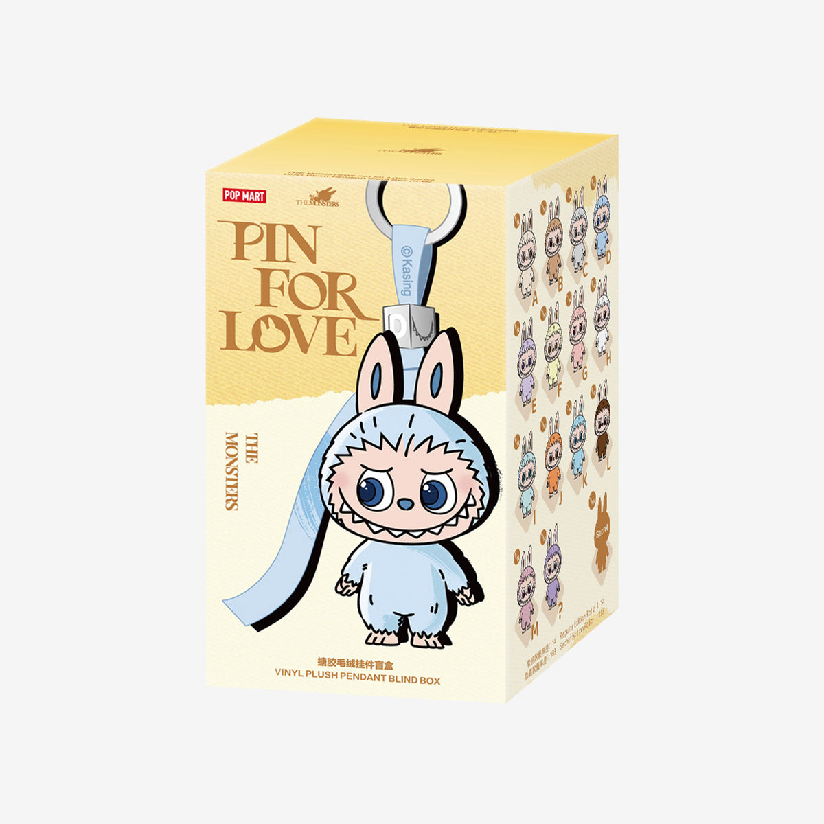 Genuine POP MART Labubu - THE MONSTERS PIN FOR LOVE SERIES - Vinyl Plush Pendant Blind Box (A-M) Unopened Blind Box Mythical - Tophatter Daily Deals