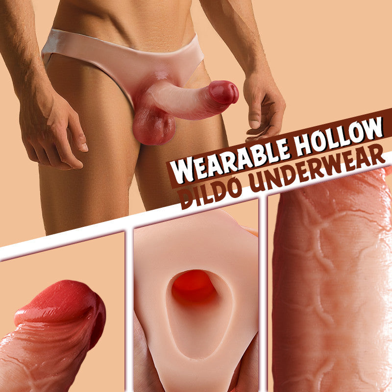 Nolan - Strap-on Dildo Silicone Wearable Hollow Dildos Panties With 7.48'' Realistic Penis Dildos - Tophatter Daily Deals