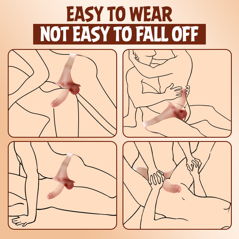 Nolan - Strap-on Dildo Silicone Wearable Hollow Dildos Panties With 7.48'' Realistic Penis Dildos - Tophatter Daily Deals