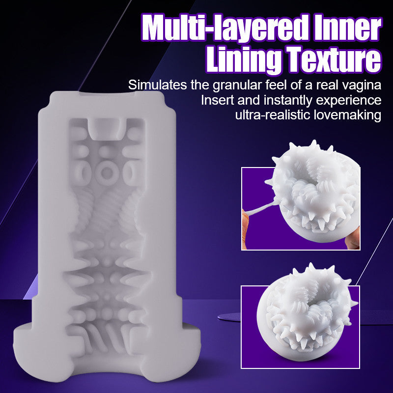 【7 Tage! Kostenlose Lieferung】Lightspeed - 4 in 1 Masturbator Cup 7 Thrutings & 7 Rotatings Suction Cup Mount Magnetic Inner Liner Masturbation Cup - Tophatter Daily Deals