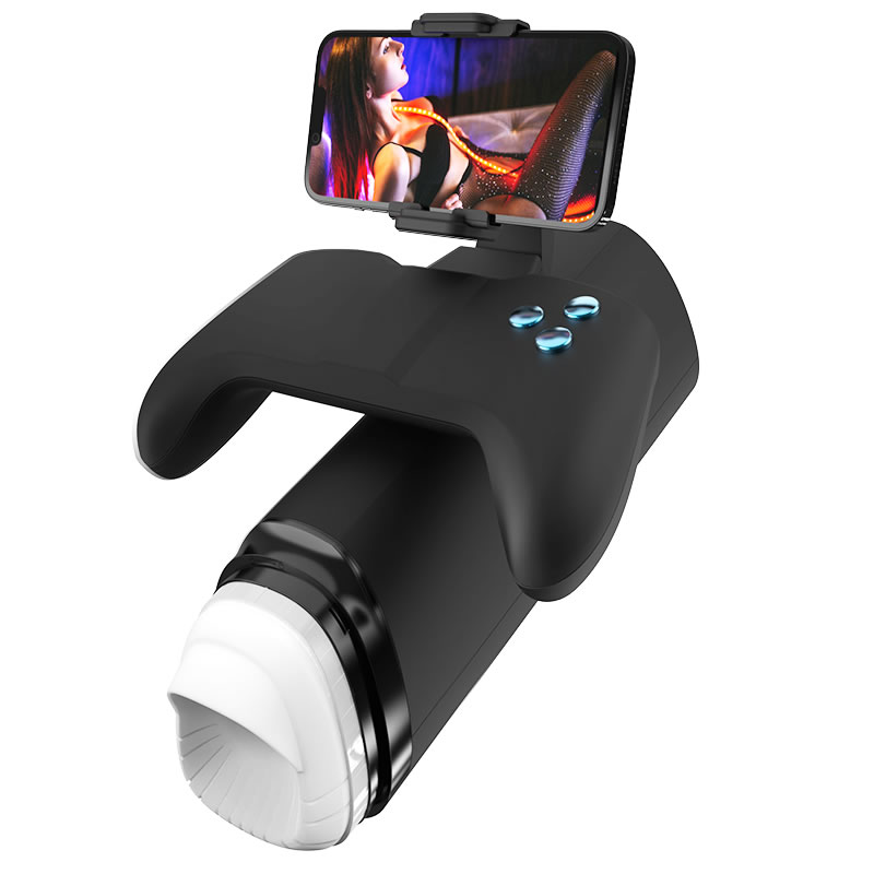 Turbo - Thrust 10-Mode Stroker – Interactive Gamepad Design with Adjustable Phone Stand Masturbation Cup - Tophatter Daily Deals