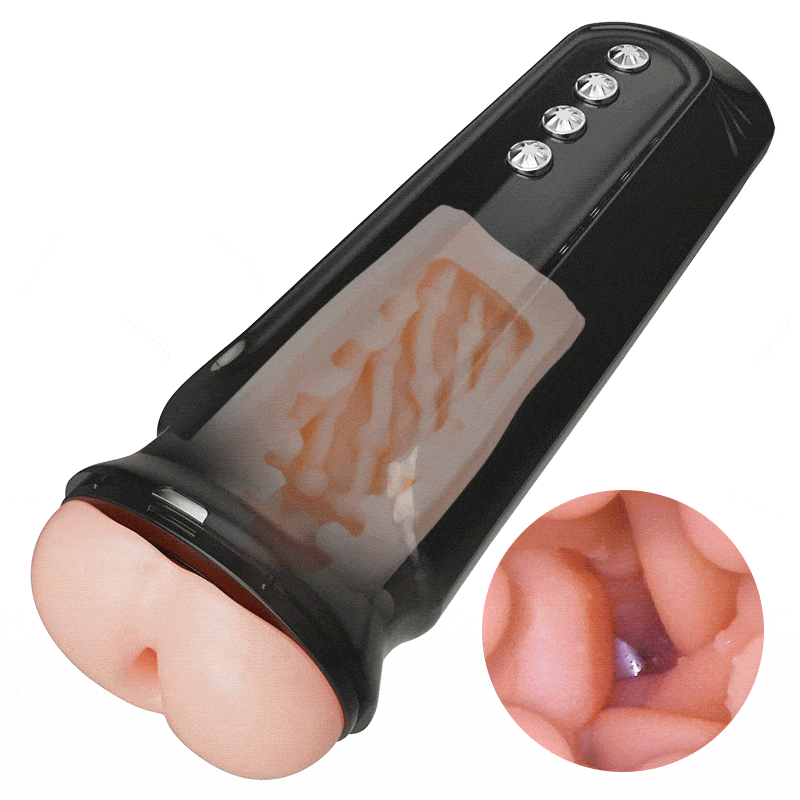 Flapper - Lifelike Hips Swinging Squeezing Sucking Vibrating Male Stroker Masturbation Cup - Tophatter Daily Deals