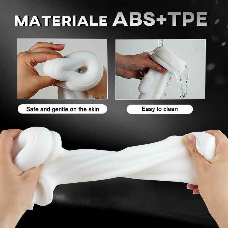 3-in-1 Heated Automatic Suction Vibrating Male Masturbator Cup with Realistic Oral Feel Masturbation Cup - Tophatter Daily Deals