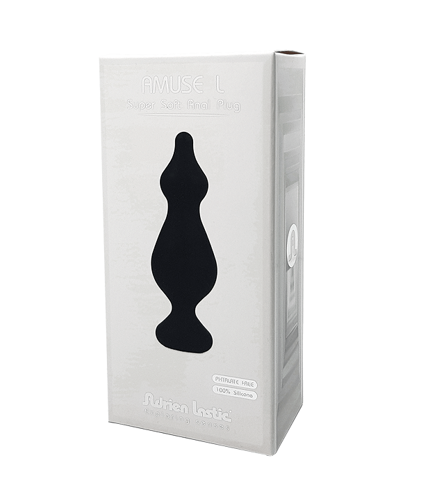 Adrien Lastic Amuse Black Silicone Plug Large Flexible Hypoallergenic > Anal Range > Butt Plugs - Tophatter Daily Deals
