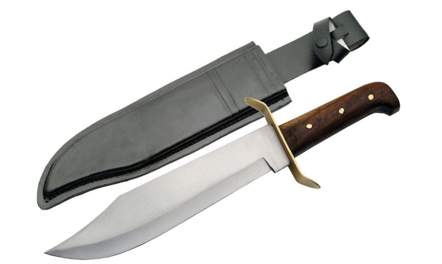 STAINLESS STEEL 15" BOWIE KNIFE - Tophatter Daily Deals