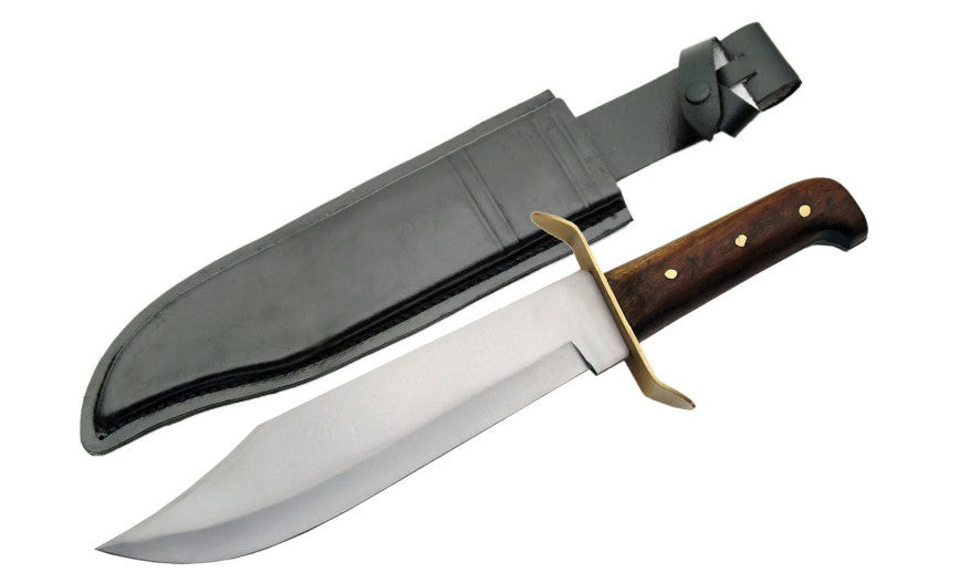 STAINLESS STEEL 15" BOWIE KNIFE - Tophatter Daily Deals