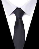 Men's Neckties - Formal Classic Patterned Tie (50 Style Options) Classic Black Texture Belts & Ties - Tophatter Daily Deals