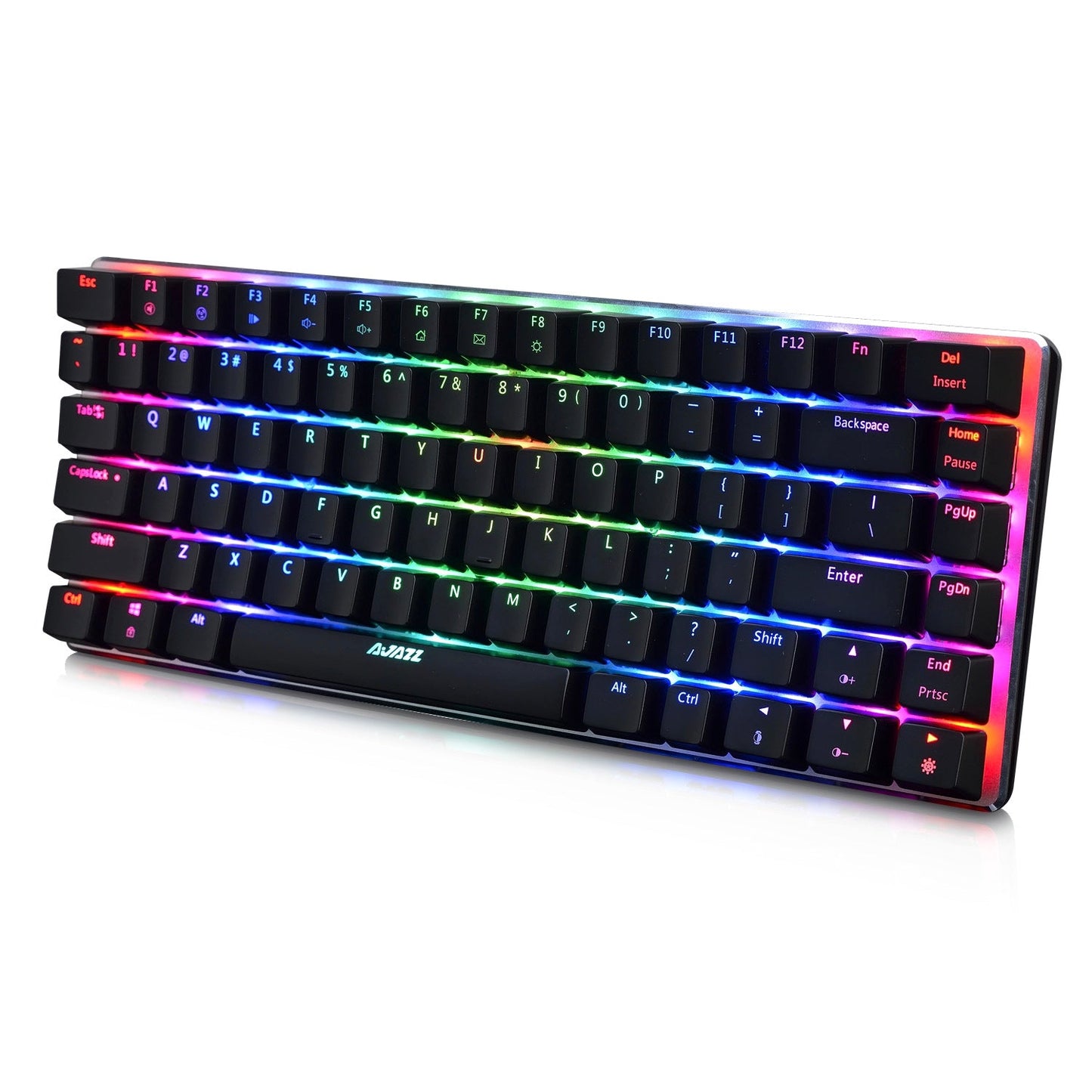 Black AK33rgb mechanical keyboard game keyboard desktop notebook full key no rush to eat chicken artifact keyboard 0 - Tophatter Daily Deals