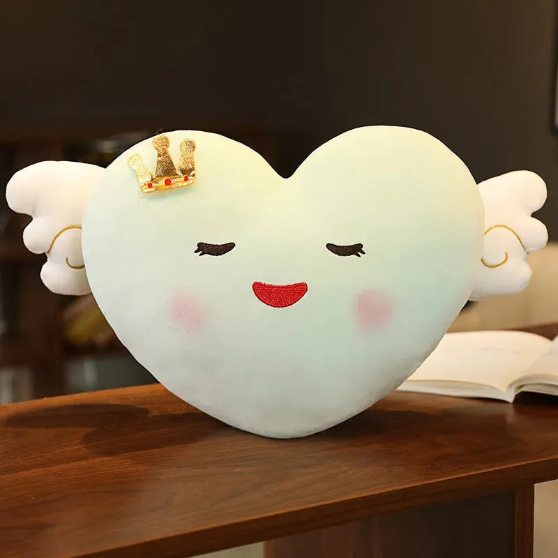 Angel Wings™ Plush Pillow Green C Pillows - Tophatter Daily Deals