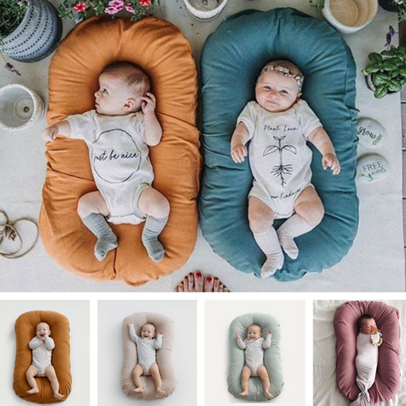 Portable Baby Nest Bed Travel Cradle Cushion Baby Gear - Tophatter Daily Deals