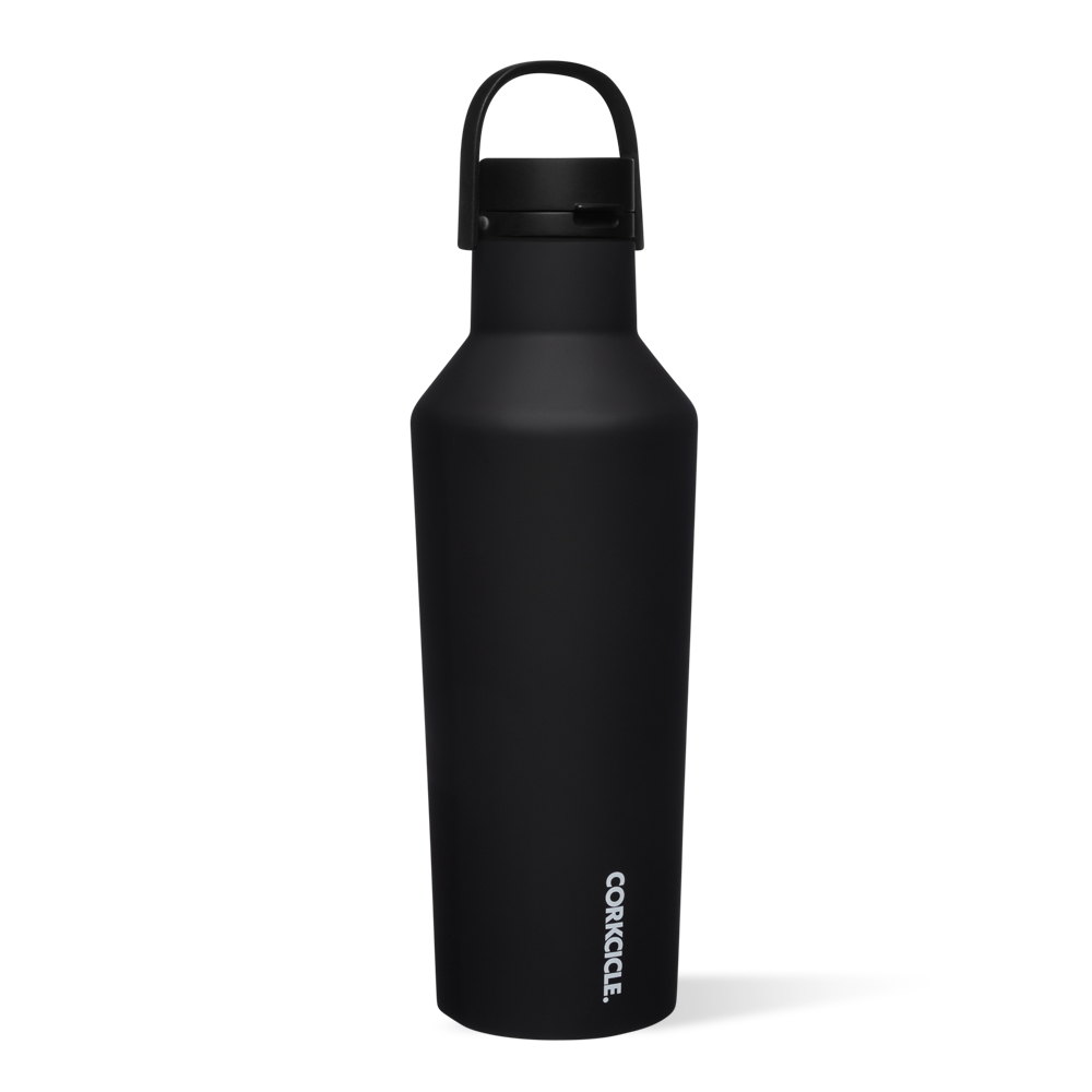 Series A Sport Canteen by CORKCICLE. Black 32oz Canteen - Tophatter Daily Deals