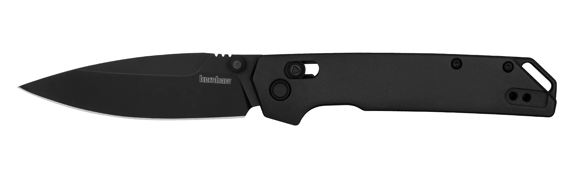 Kershaw Iridium Black - DuraLock - KVT Ball Bearings - D2 Steel - 2038BLK Knives - Tophatter Daily Deals