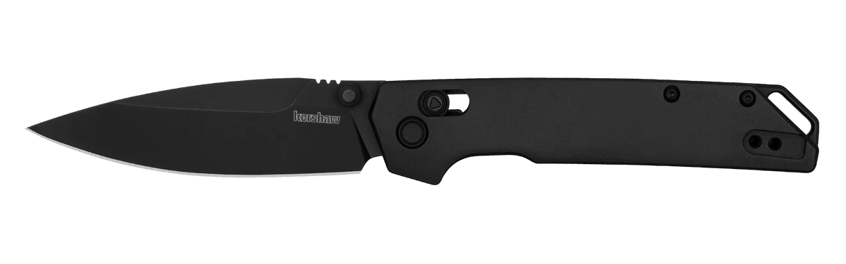 Kershaw Iridium Black - DuraLock - KVT Ball Bearings - D2 Steel - 2038BLK Knives - Tophatter Daily Deals