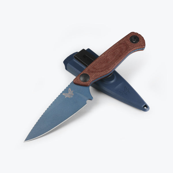Benchmade Dacian - Brown Canvas Micarta - Spear Point CPM-Magnacut Blade - 203BT-01 Knives - Tophatter Daily Deals