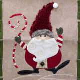Fabric Santa Christmas Advent Calendar | 24-Pocket Hanging Calendar for Kids Advent Calendar - Tophatter Daily Deals