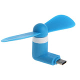 Android phone fan Type C Blue A 0 - Tophatter Daily Deals