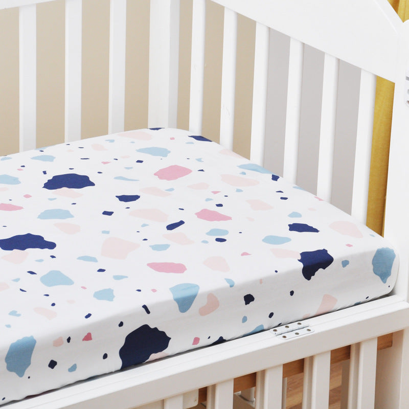 Baby's bed cotton bed sheet baby's mother and baby's products ins children's cartoon bed cover 0 - Tophatter Daily Deals