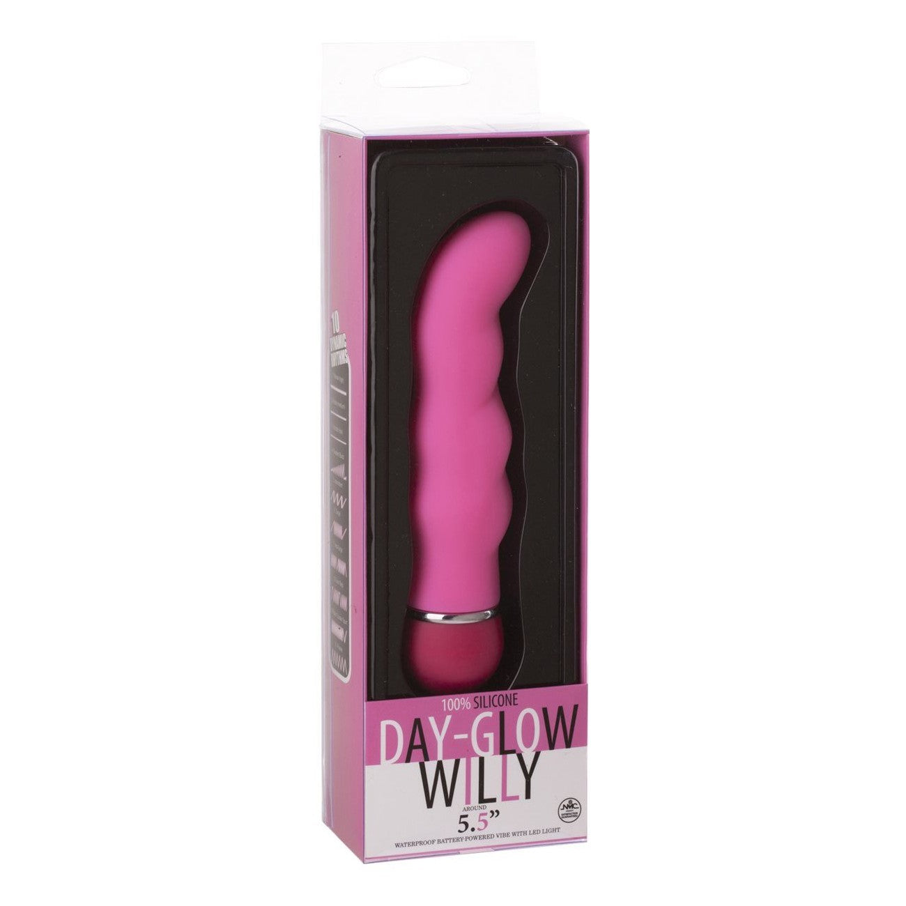 Day-Glow Willy Vibrator in Pink Vibrator - Tophatter Daily Deals