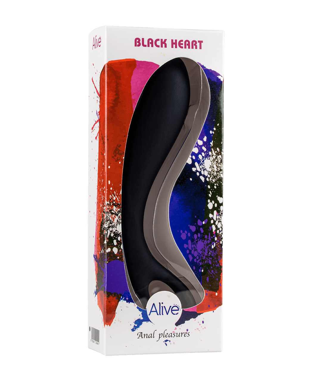 Alive Black Heart Black Silicone Stimulator for Anal Pleasures > Anal Range > Butt Plugs - Tophatter Daily Deals