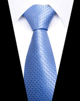 Men's Neckties - Formal Classic Patterned Tie (50 Style Options) Ice Blue Chevron Belts & Ties - Tophatter Daily Deals