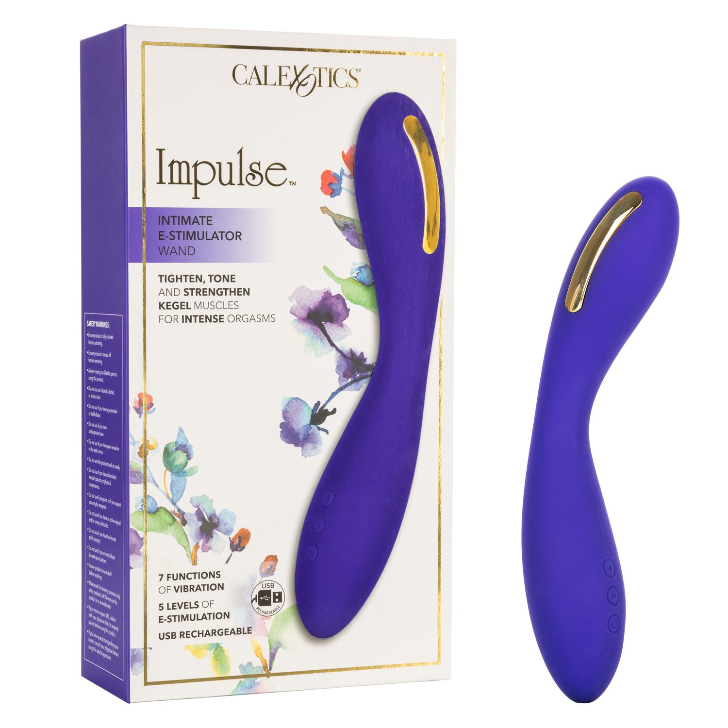Impulse Intimate E Stimulator Wand in Purple Vibrator - Tophatter Daily Deals