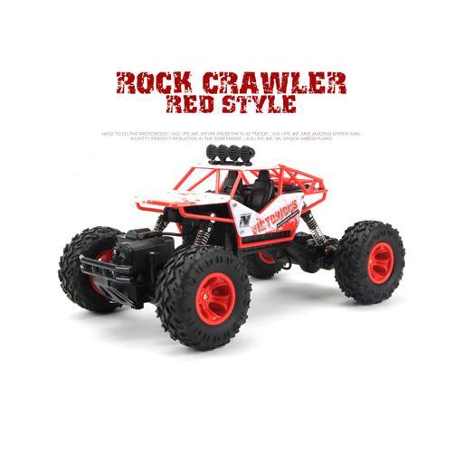 4WD RC Cars Updated Version 2.4G Radio Control RC Cars Toys Buggy High Speed Trucks Off-Road Trucks Toys For Children 28cm red 0 - Tophatter Daily Deals