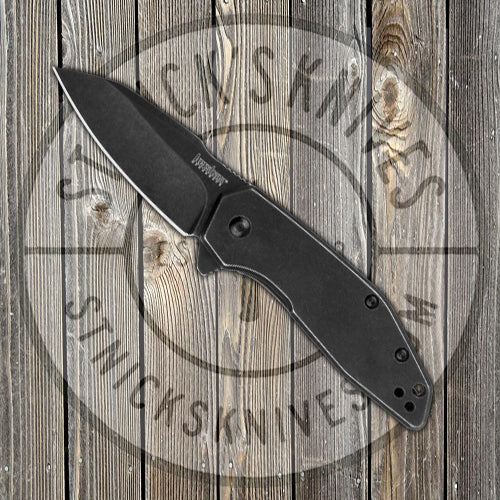 Kershaw Knives Gravel - Assisted Opening - Stainless Handle - 8Cr13MoV Blade - 2065 FOLDING KNIVES - Tophatter Daily Deals