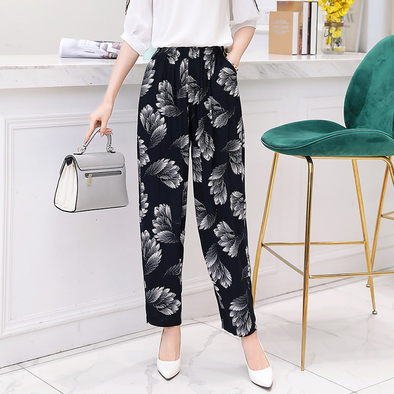 Bloomers plus size mother pants cotton linen pants 16color 0 - Tophatter Daily Deals
