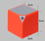 Bluetooth Speaker Rubik's Cube Small Square Speaker Orange 0 - Tophatter Daily Deals