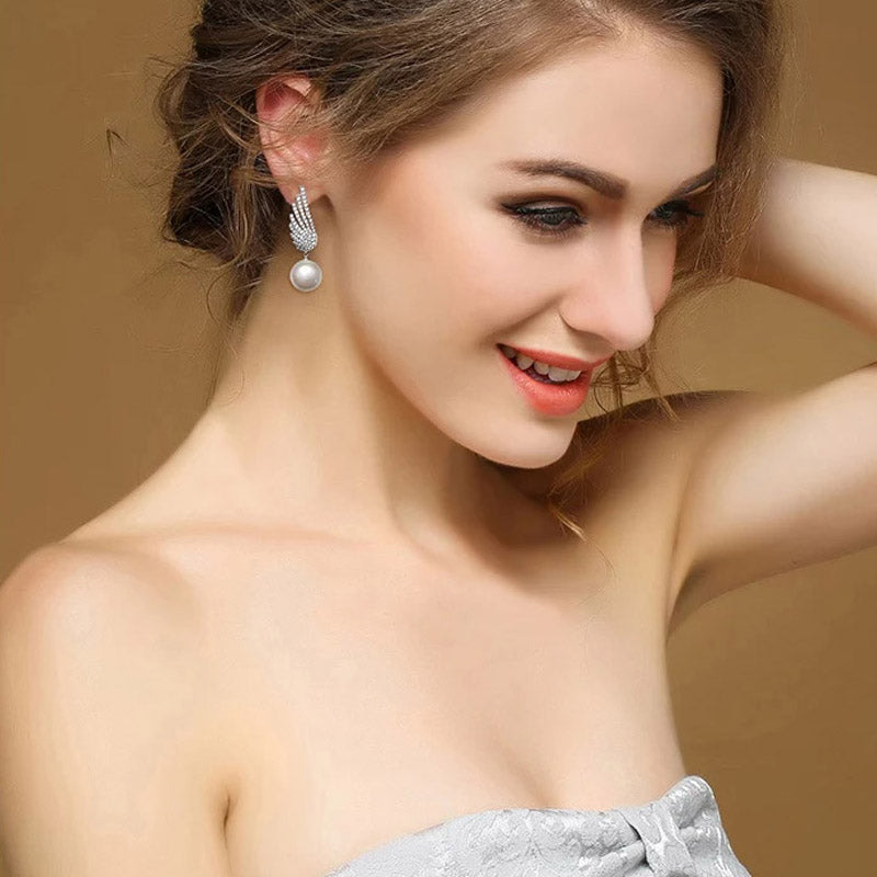 Angel Wing Earrings 0 - Tophatter Daily Deals
