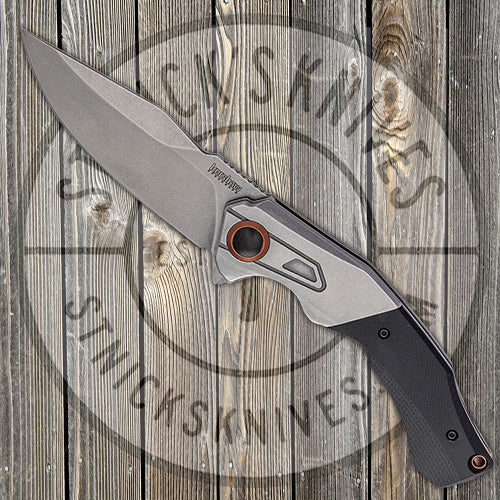 Kershaw Payout - Assisted Opening Knife - G10 and Stainless Handle - Stonewashed D2 Blade - 2075 Knives - Tophatter Daily Deals