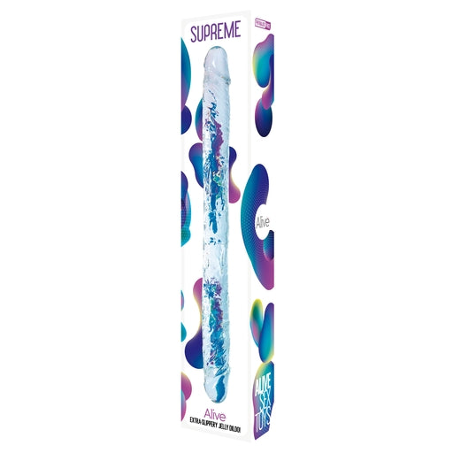 Alive Supreme Jelly Dildo 15 Inch Translucent Double Dong Flexible Waterproof > Dildos > Double Dildos - Tophatter Daily Deals