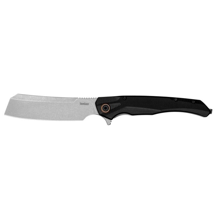 Kershaw Knives Strata Cleaver - KVT Bearings - Black G10 and Stainless Handle - D2 Blade - 2078 FOLDING KNIVES - Tophatter Daily Deals