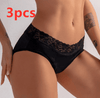 Leak Proof Menstrual Panties Sexy Lace Q3pcs 0 - Tophatter Daily Deals