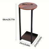 Double-Layer Metal Frame Storage Side Table End Tables - Tophatter Daily Deals