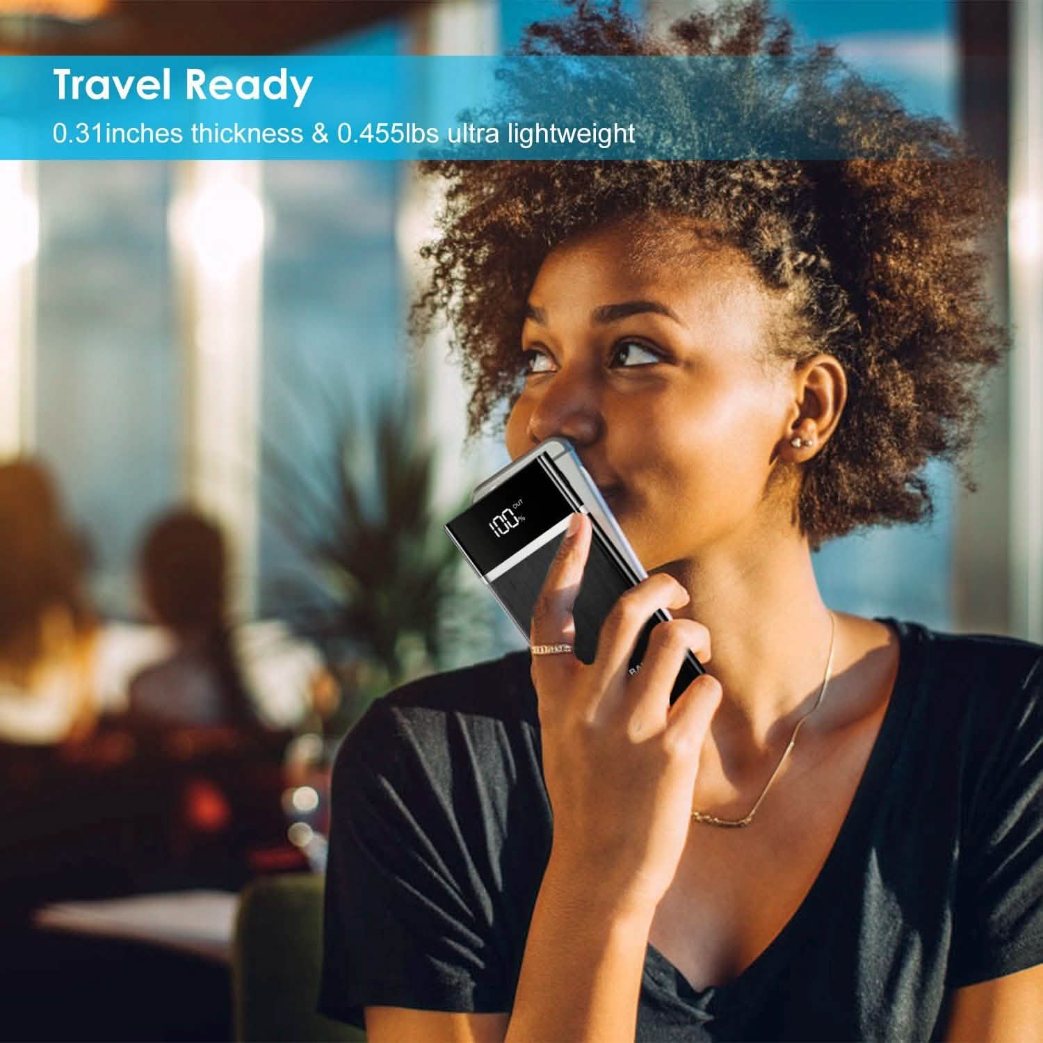 20800mAh Power Bank 76.96W External Battery Pack Mobile Accessories - Tophatter Daily Deals