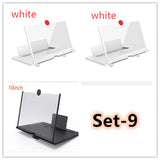 3D Screen Magnifier Signal Booster Mobile Screen Lightweight Foldable Magnifying Glass Set 9 0 - Tophatter Daily Deals