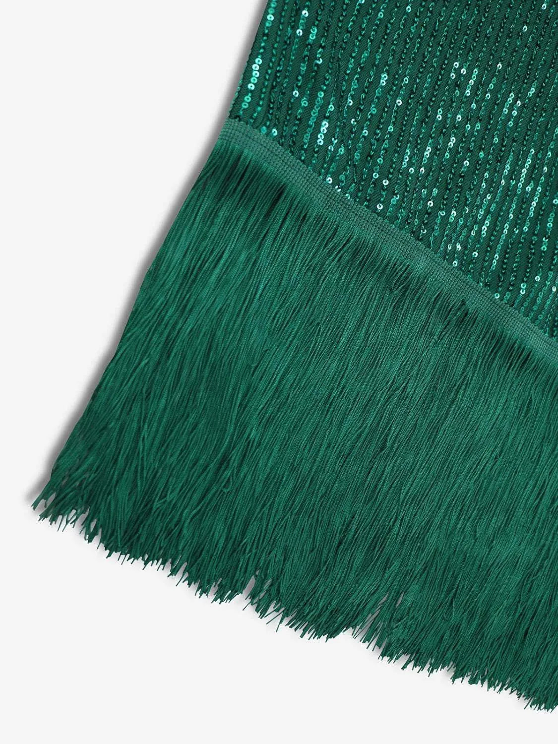 Tassel Sequin Short Sleeve Dress Cocktail Dresses - Tophatter Daily Deals