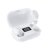 Bluetooth Wireless In-Ear Stereo Earphones Digital Charging Box New Bluetooth Headset XT7 white 0 - Tophatter Daily Deals