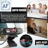 Beauty 4K Auto Focus Computer Camera Network USB Live Webcam 0 - Tophatter Daily Deals