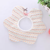 360° rotating flower waterproof saliva towel Folk custom 0 - Tophatter Daily Deals
